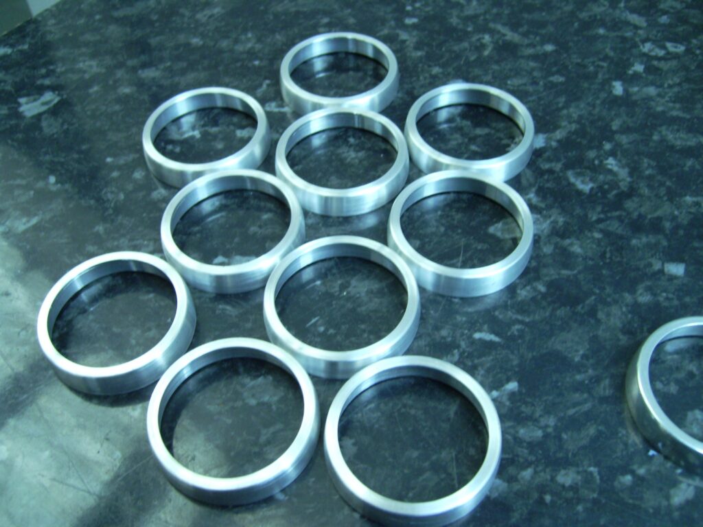 Batch of aluminium gauge bezels