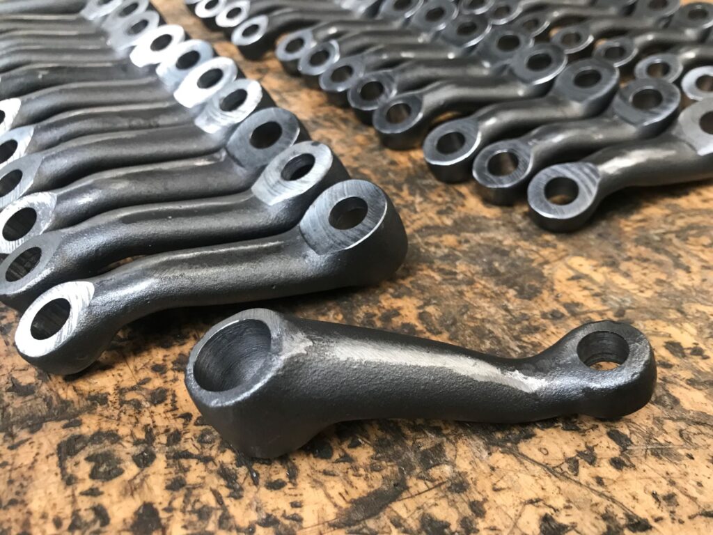 Cast steel lever